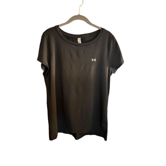 Under Armour women’s black, short sleeve, T-shirt, size XL - Picture 1 of 5